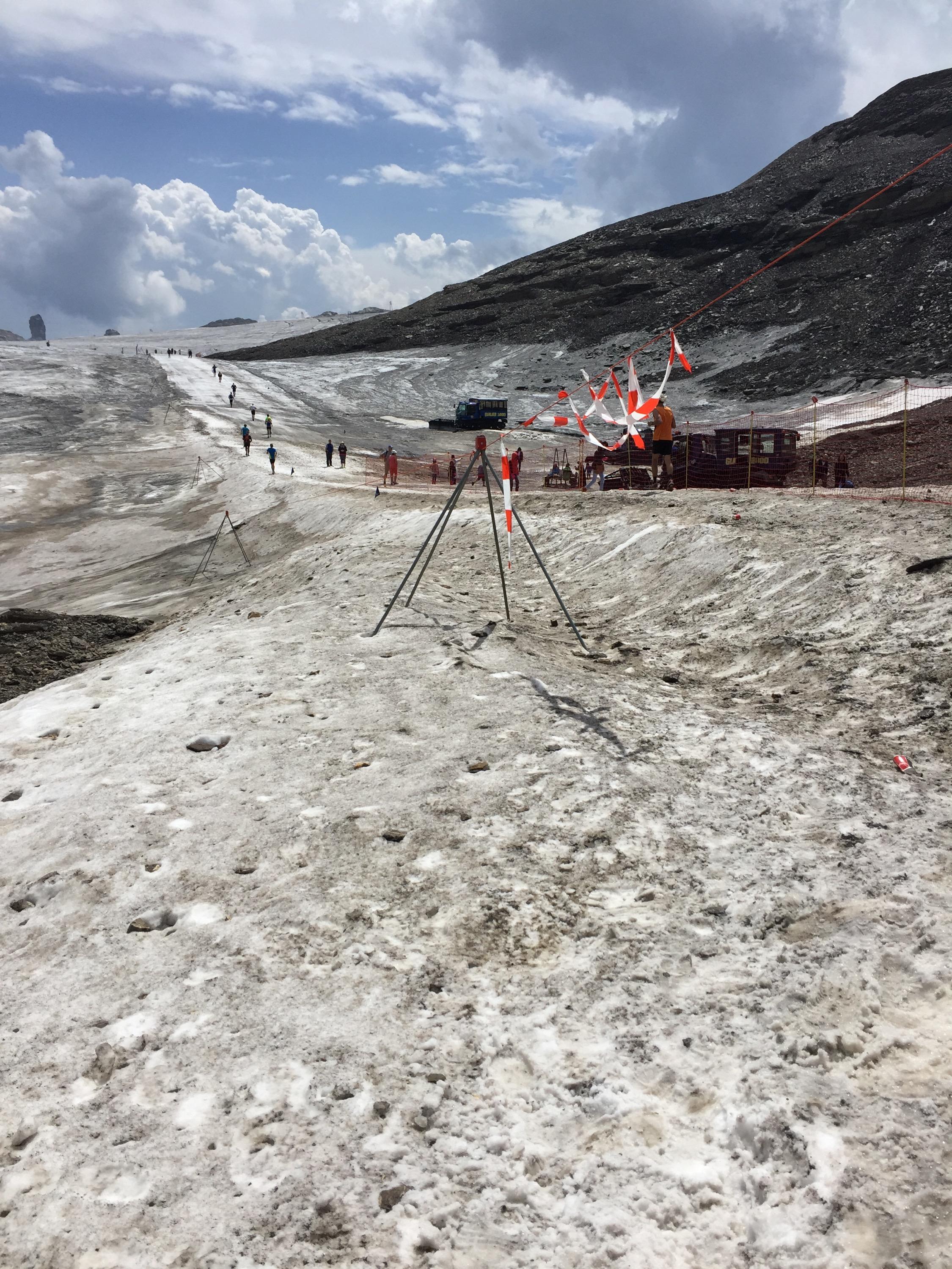 GLACIER 3000 RUN 2015 Auf dem Gletscher