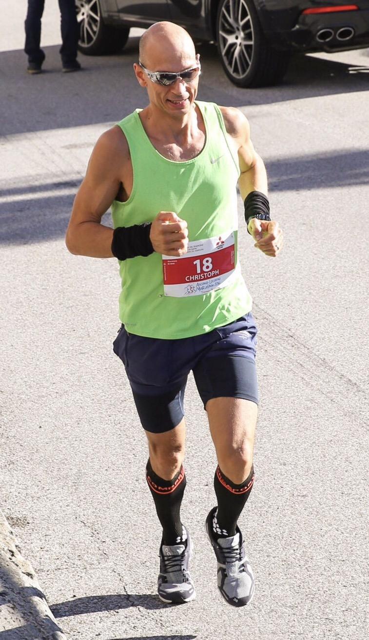 Marathon-Ascona-Locarno 2016 , ca bei Km 8