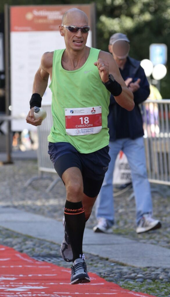 Marathon Ascona-Locarno 2016 / 2:57:45 /3. Platz AK-M40 Christoph Bähler Physiotherapie Bellevue , Marathon Ascona Locarno